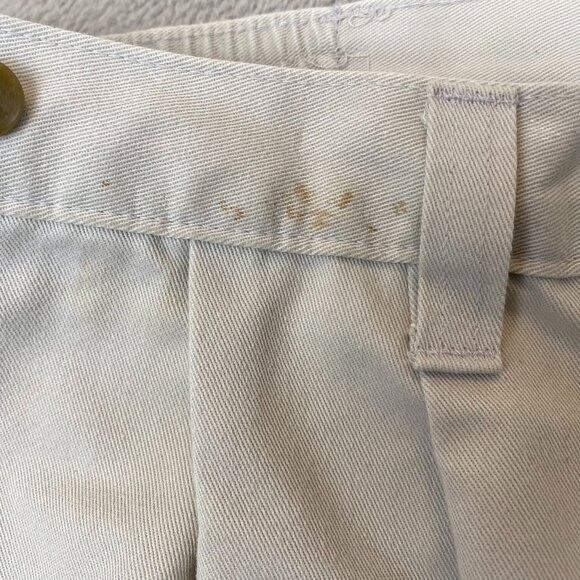 Dockers Mens Twill Pants 42x30 Relaxed Fit No Wrinkle Vintage Sep 1999 - Picture 9 of 13